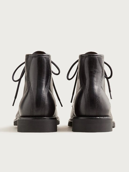 J. Crew Men\'s Black Size 9 Field Boots in English Leather Vibram Sole NEW CB047 main image 8